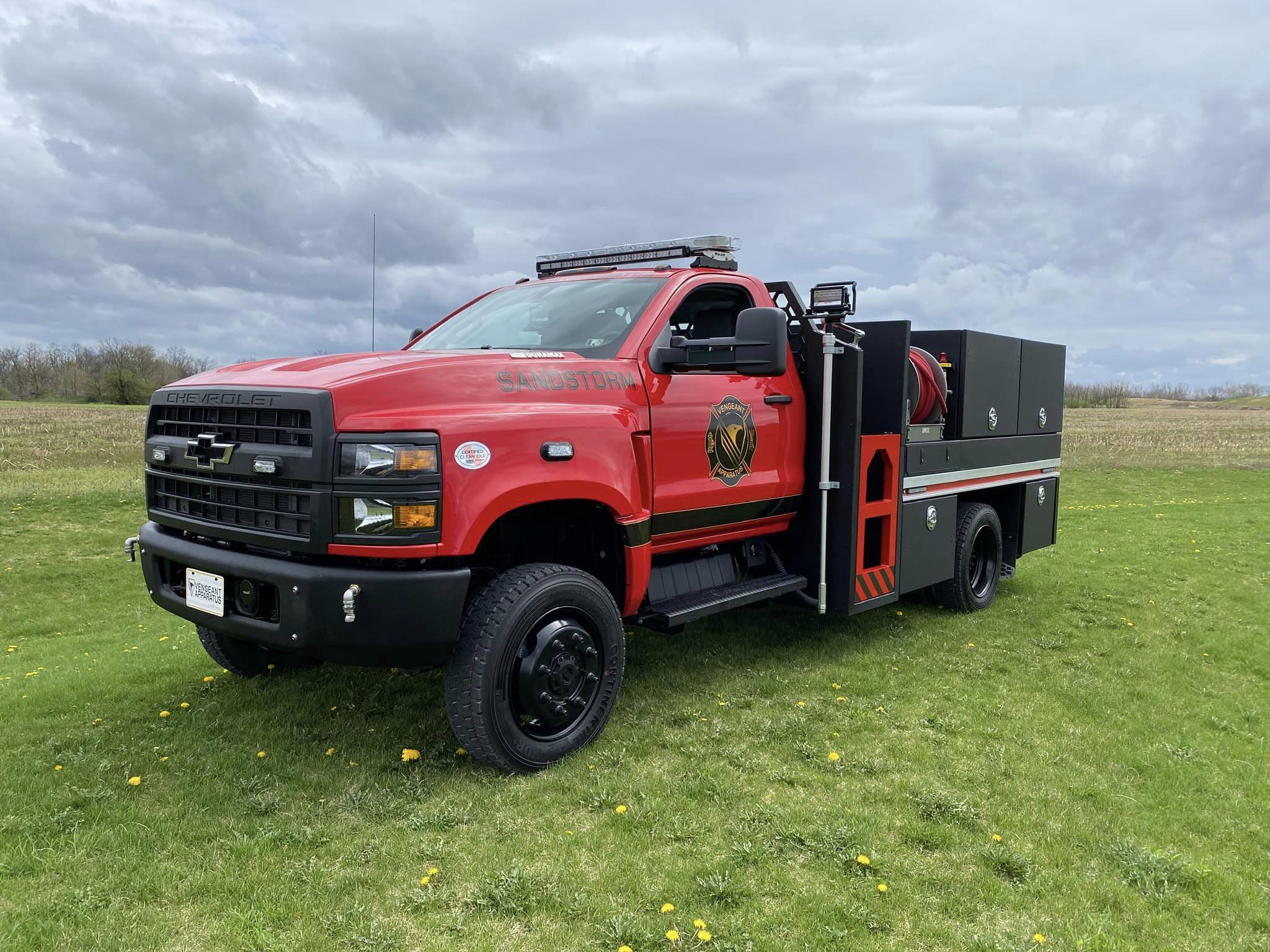 2024 Vengeant Sandstorm Chevrolet 4x4 Commercial Brush Truck
